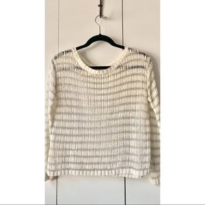 Alice + Olivia Chain Mail Sweater